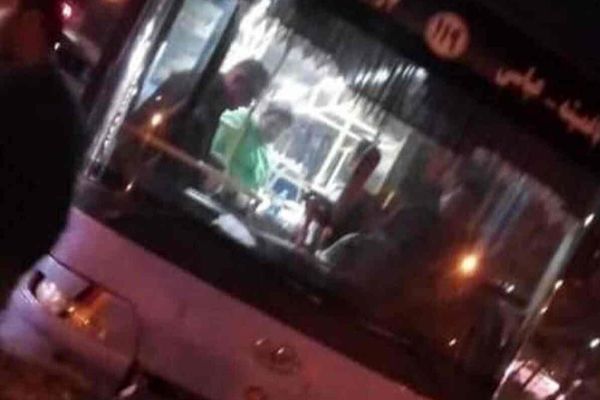  حادثه برای اتوبوس هواداران تراکتور 